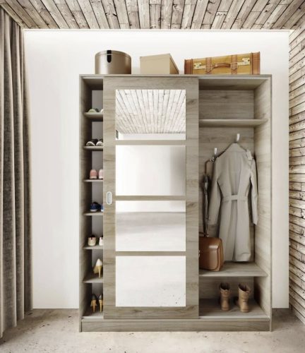 Noémi Tolóajtós Előszoba Bútor Sötét sonoma