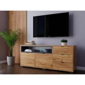 Due Tv-s Komód Arany Kraft - Antracit 