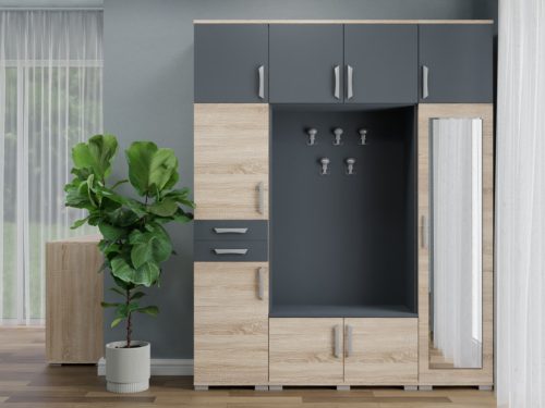 Köln Előszoba Sonoma - Antracit 