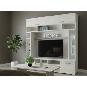 Arizóna 200 cm-es Nappali Fehér Kraft - Szürke Kraft 