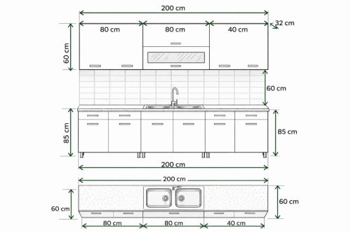 Luca Magasfényű Konyhabútor Piros 