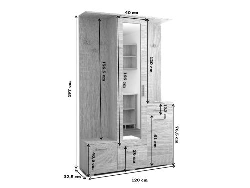 Kloé Előszoba Sherwood - Dohány Kraft 