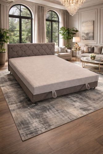 Tiffany Franciaaágy Bézs 160x200 cm 