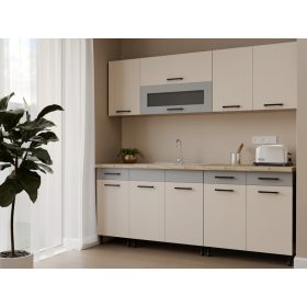 Csenge II 200 cm-es Konyhabútor Kasmír - Szürke 