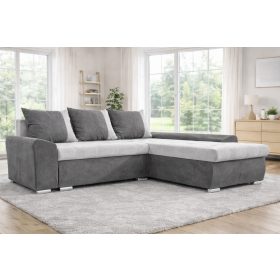 Brayen Sarokülő Szürke - Sötét Szürke JOBBOS 