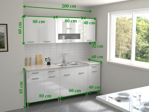Luca Magasfényű Konyhabútor 