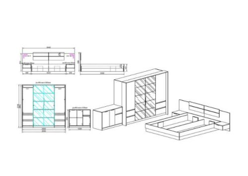 Melitta Hálószoba Szett 