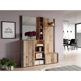 Barry ELőszoba Old Style Tölgy - Antracit